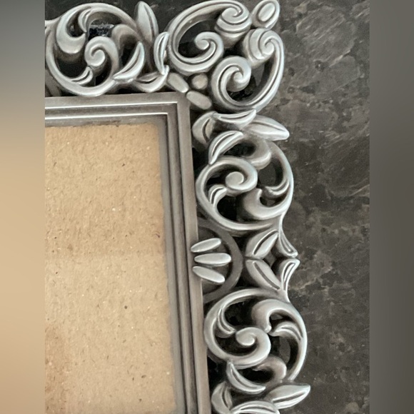 Metallic Silver Desktop Picture Frame - Picture 3 of 4